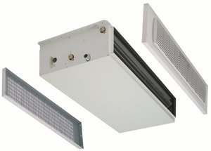 Pannello con griglia mandata aria