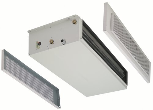 Pannello con griglia mandata aria